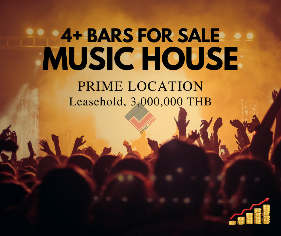 Own 50% of a Thriving Music Bar Near Pattaya Beach!